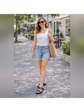 Marc Fisher Black Studded Flat Sandals Size 7.5